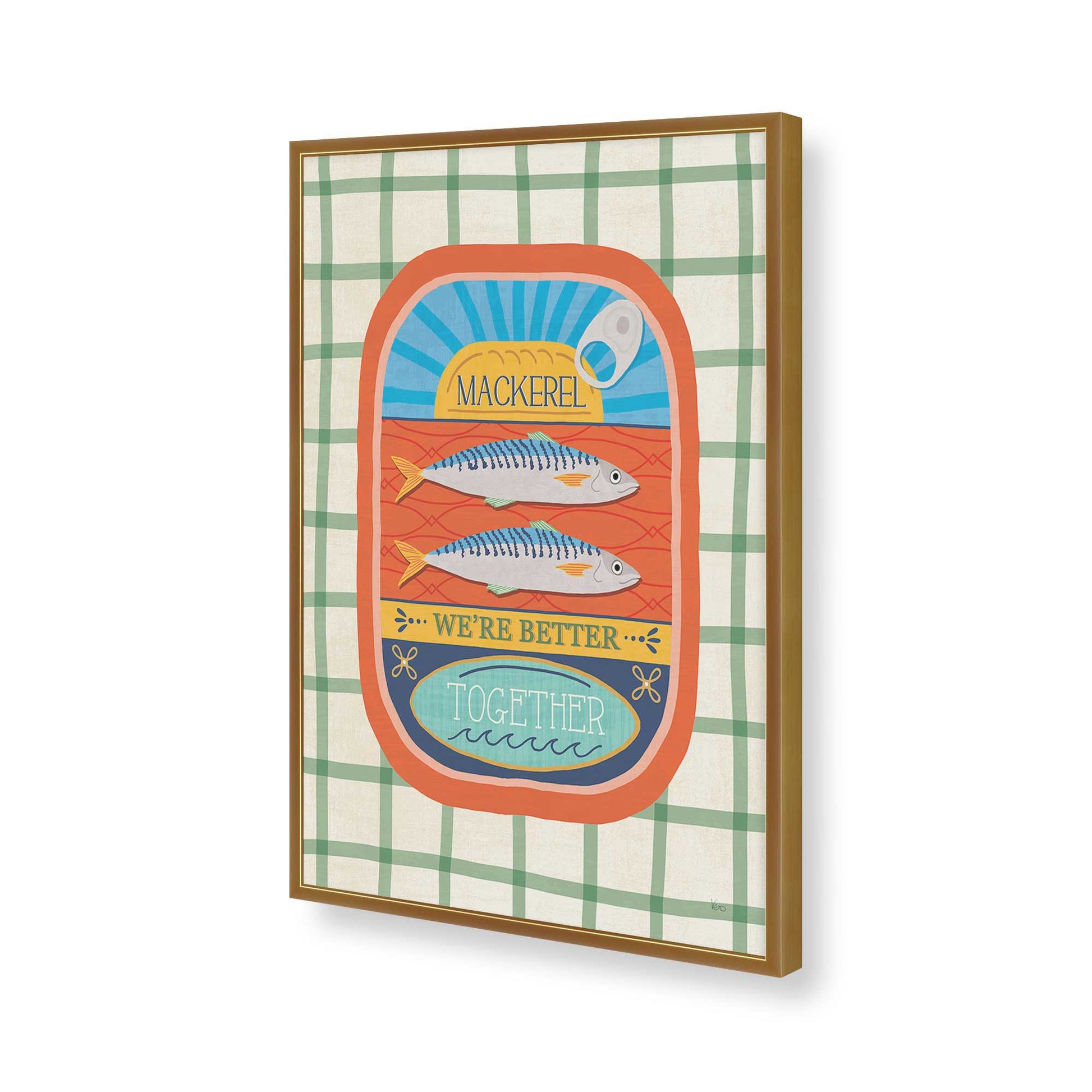 [Color:Polished Gold], Picture of art in a Polished Gold frame of the corner