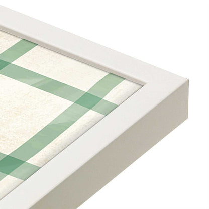 [Color:Opaque White], Picture of art in a Opaque White frame at an angle