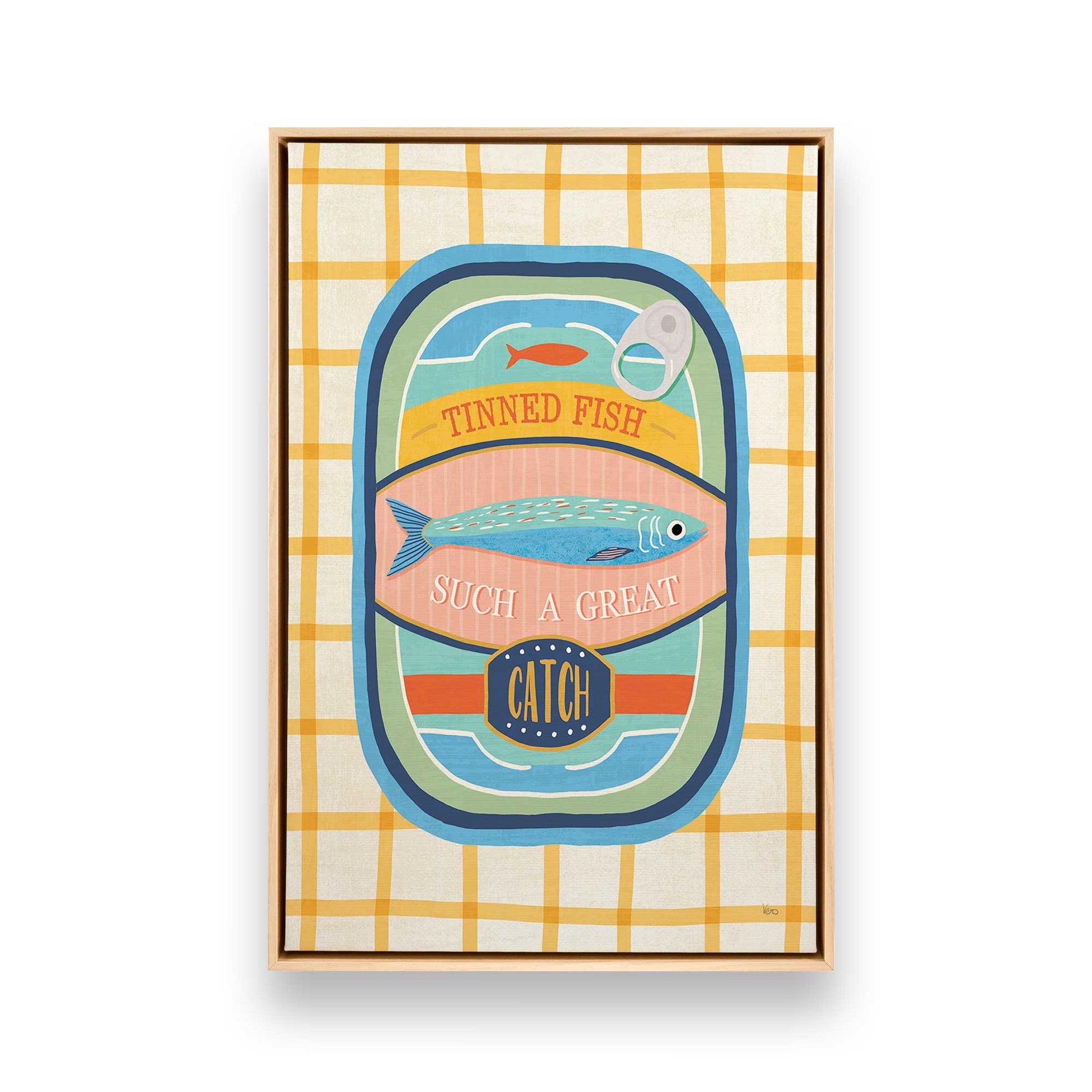 [Color:American Maple], Picture of art in a American Maple frame