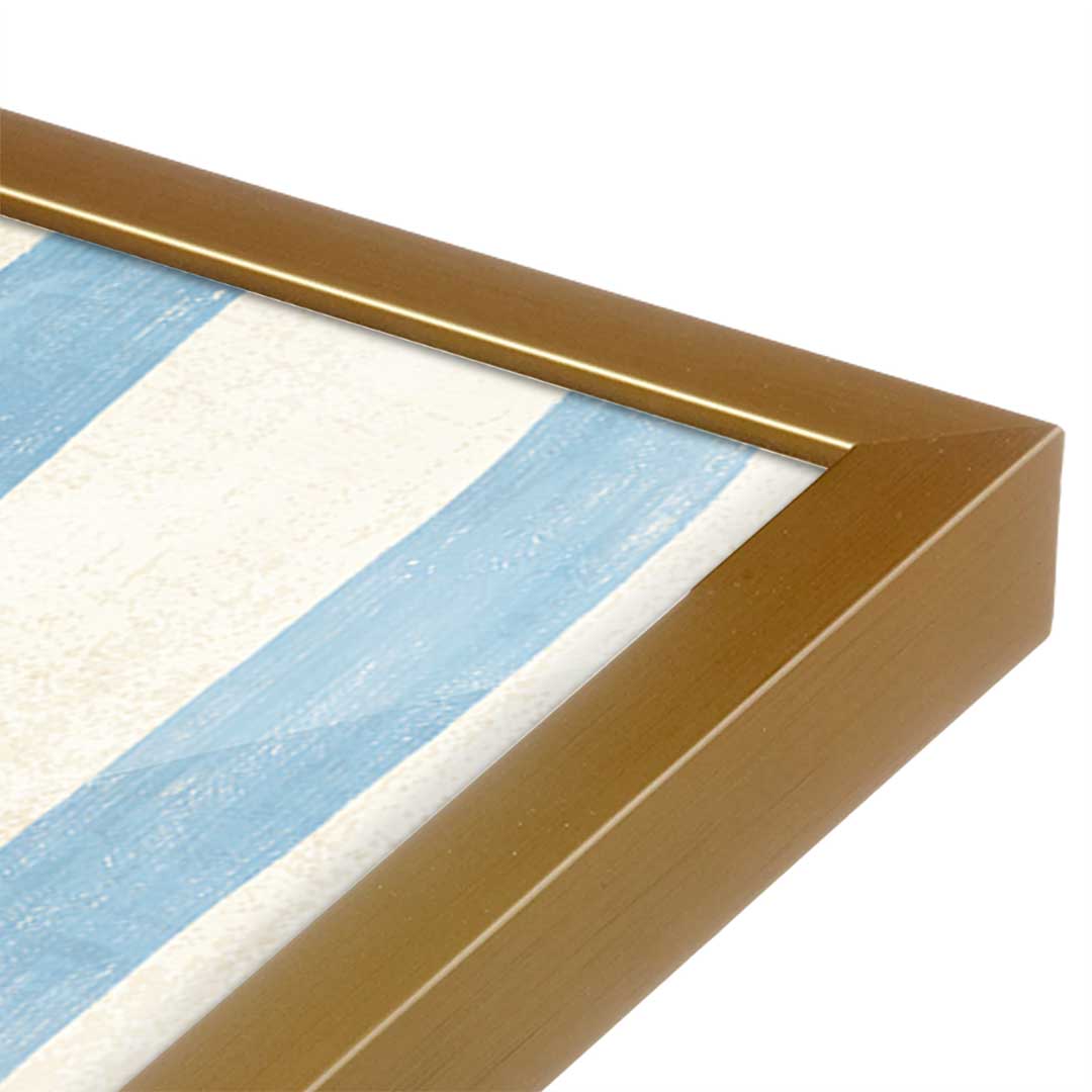 [Color:Polished Gold], Picture of art in a Polished Gold frame at an angle