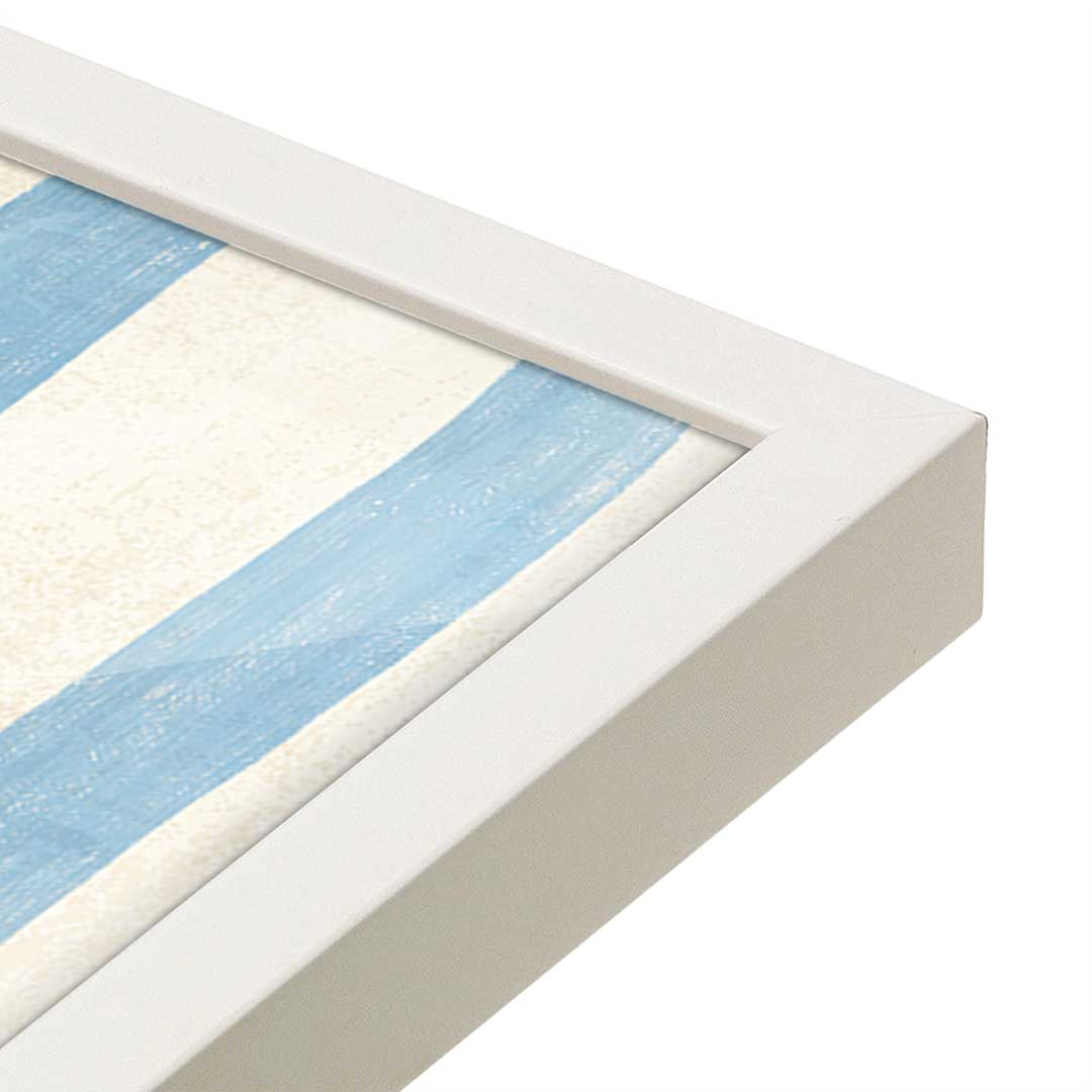 [Color:Opaque White], Picture of art in a Opaque White frame at an angle