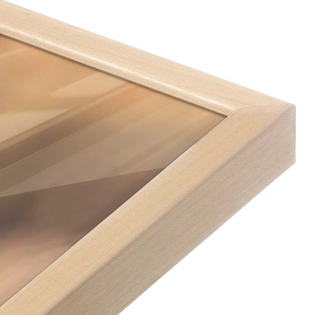 [Color:Raw Maple], Picture of art in a Raw Maple frame at an angle