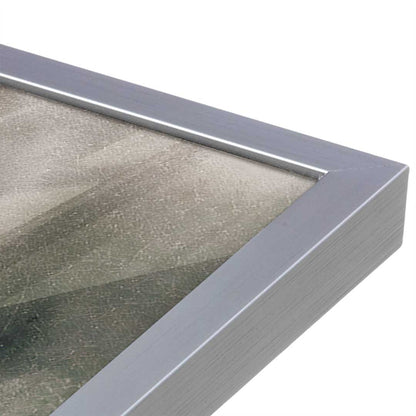 [Color:Polished Chrome], Picture of art in a Polished Chrome frame at an angle