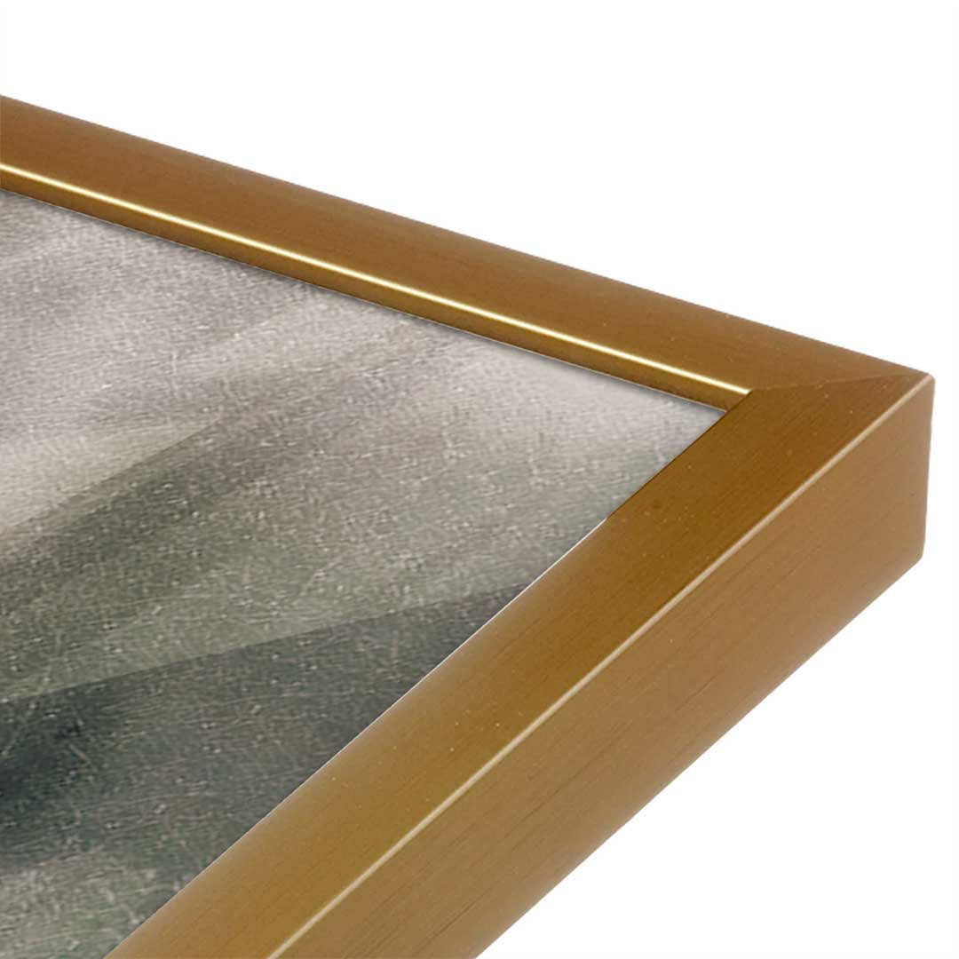 [Color:Polished Gold], Picture of art in a Polished Gold frame at an angle