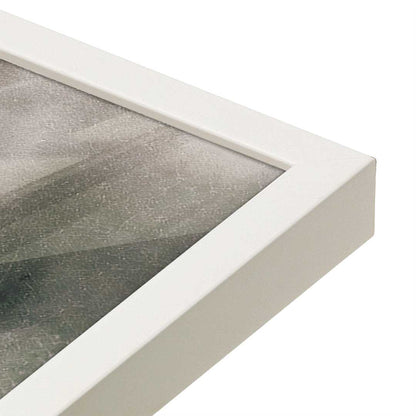 [Color:Opaque White], Picture of art in a Opaque White frame at an angle