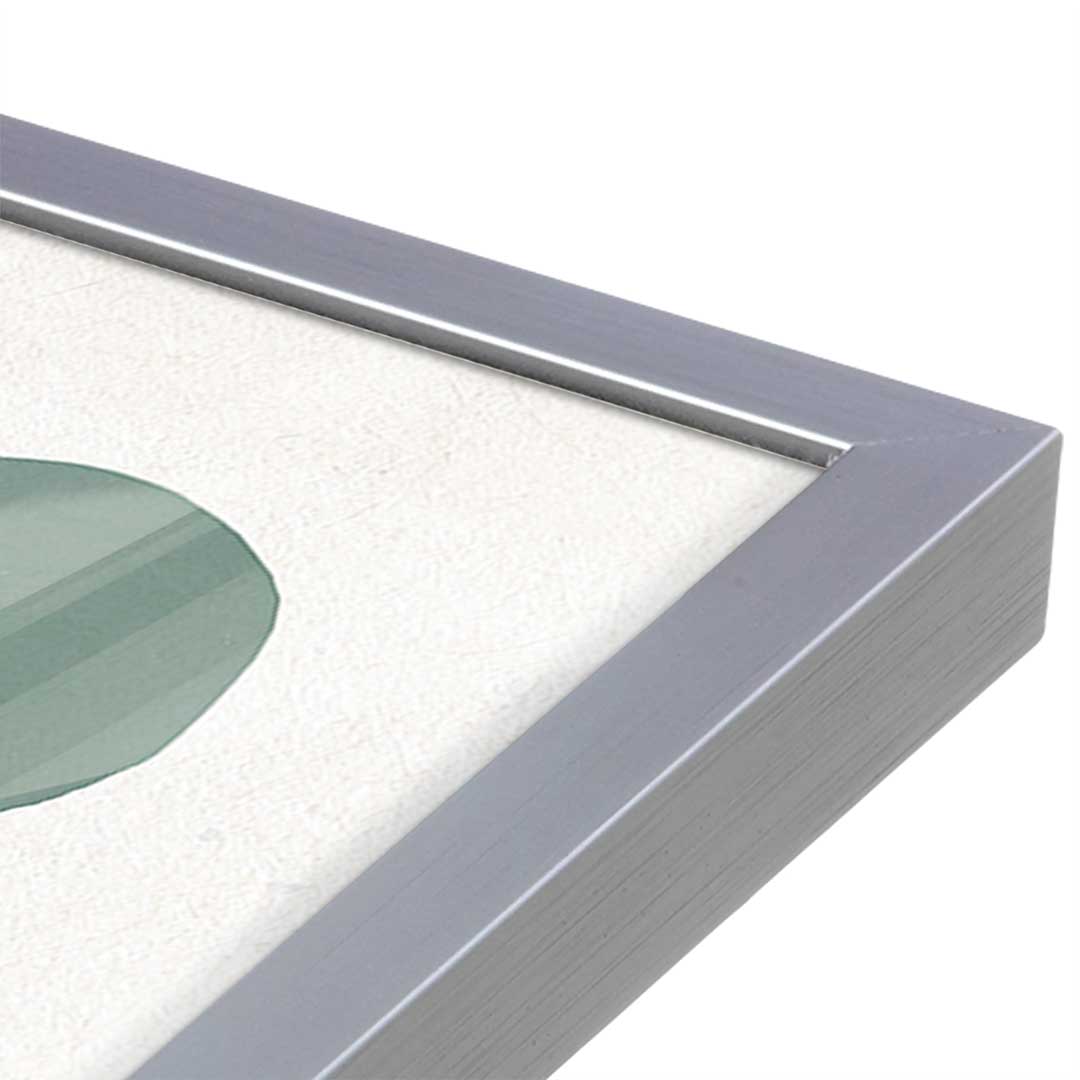 [Color:Polished Chrome], Picture of art in a Polished Chrome frame at an angle
