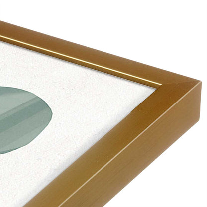 [Color:Polished Gold], Picture of art in a Polished Gold frame at an angle