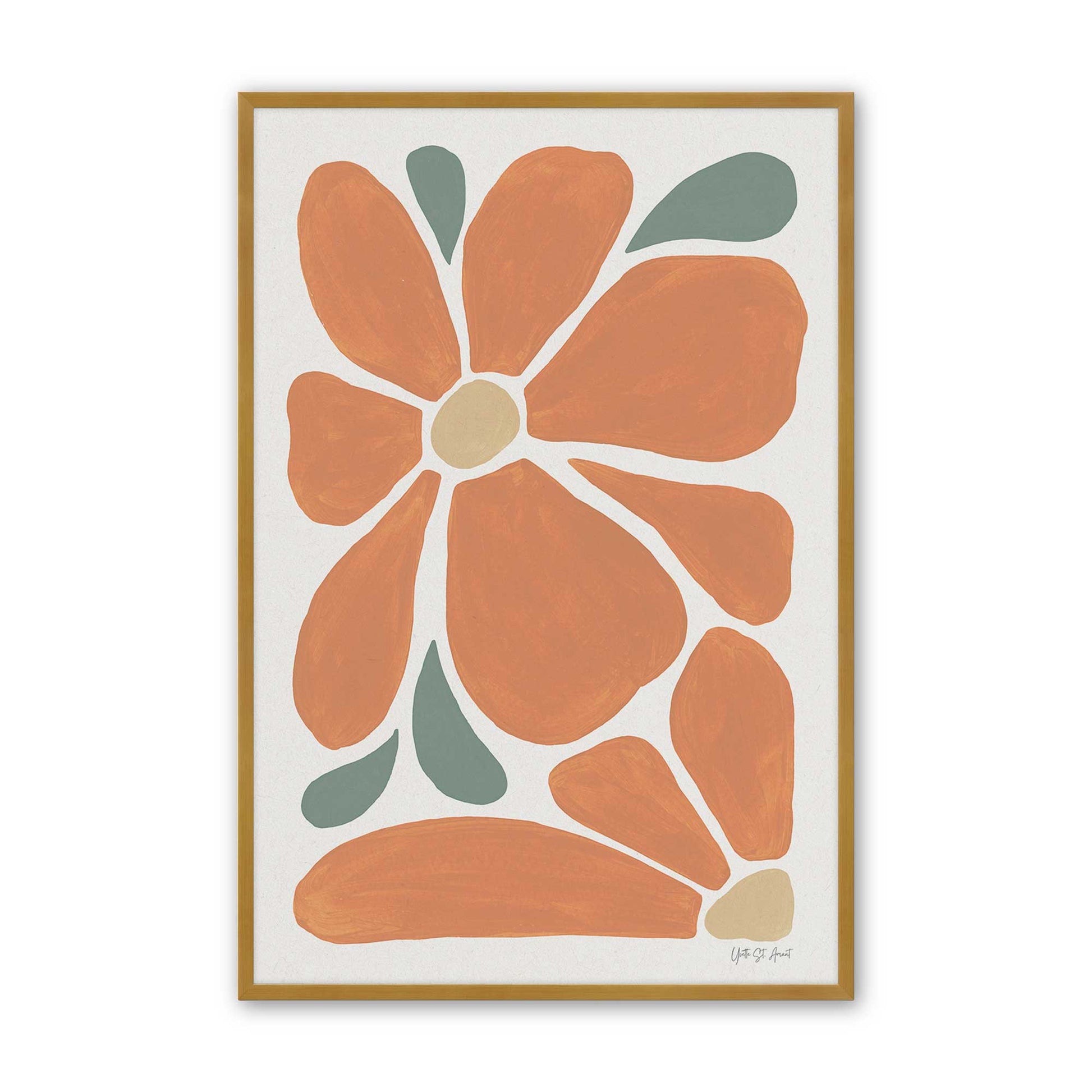 [Color:Polished Gold], Picture of art in a Polished Gold frame