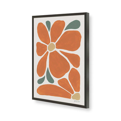 [Color:Satin Black], Picture of art in a Satin Black frame of the corner