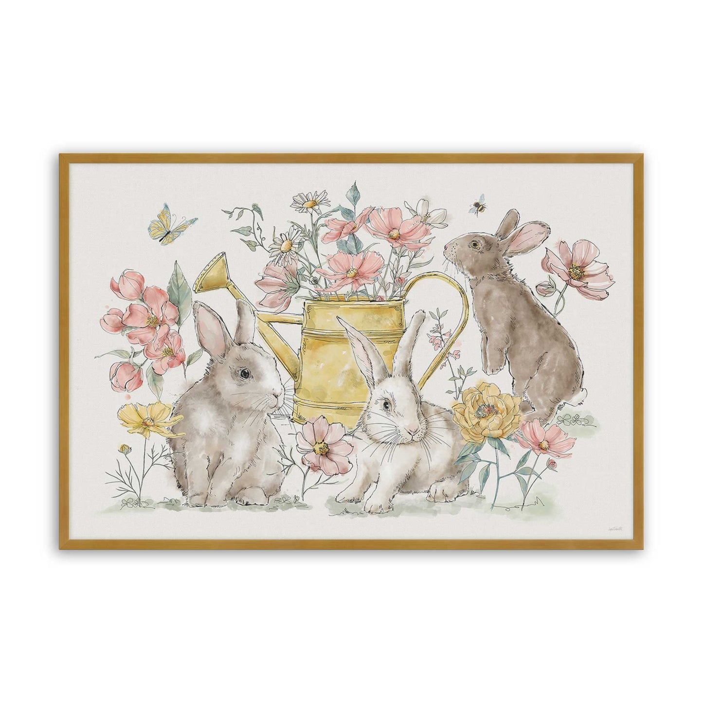 [Color:Polished Gold], Picture of art in a Polished Gold frame