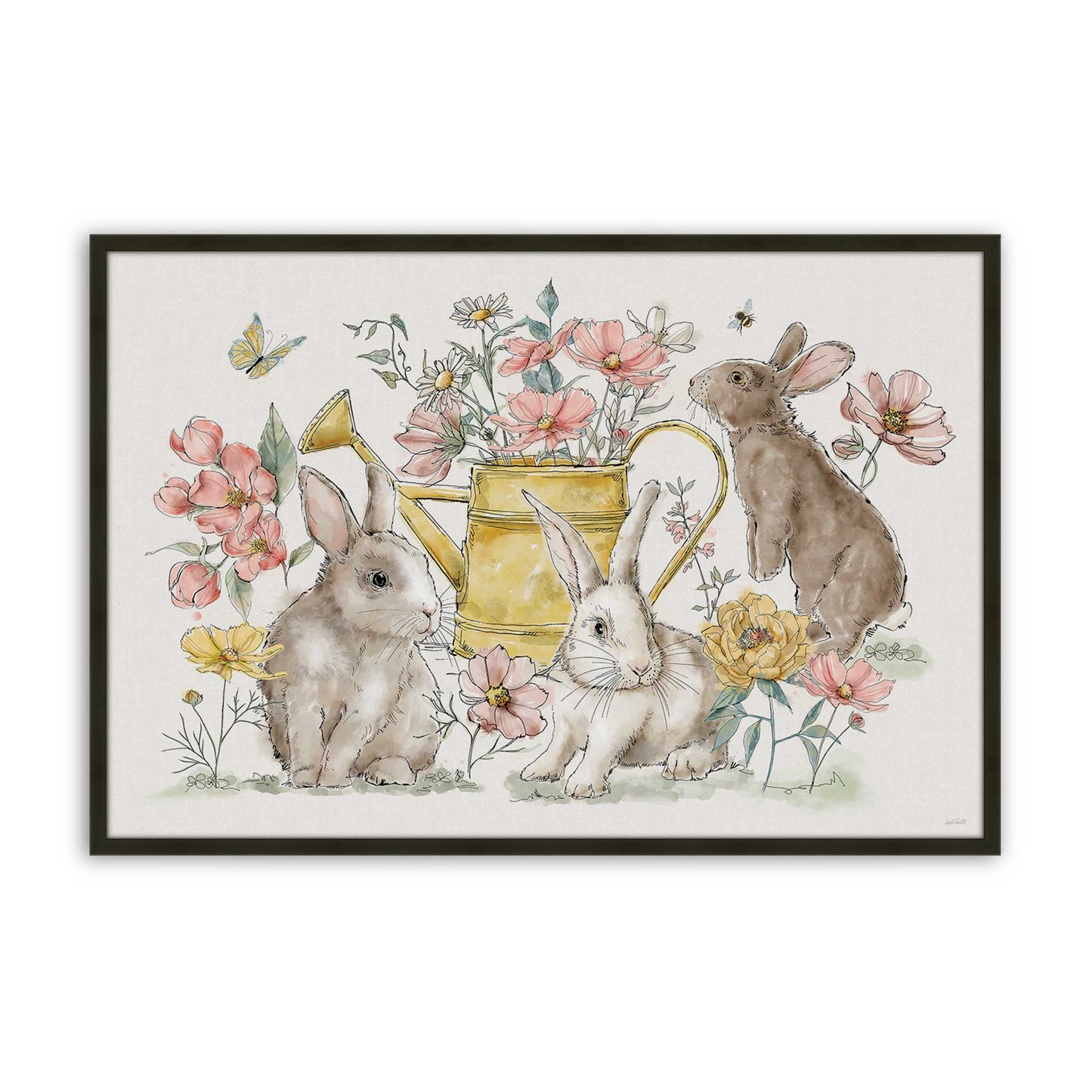 [Color:Satin Black], Picture of art in a Satin Black frame