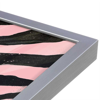 [Color:Polished Chrome], Picture of art in a Polished Chrome frame at an angle