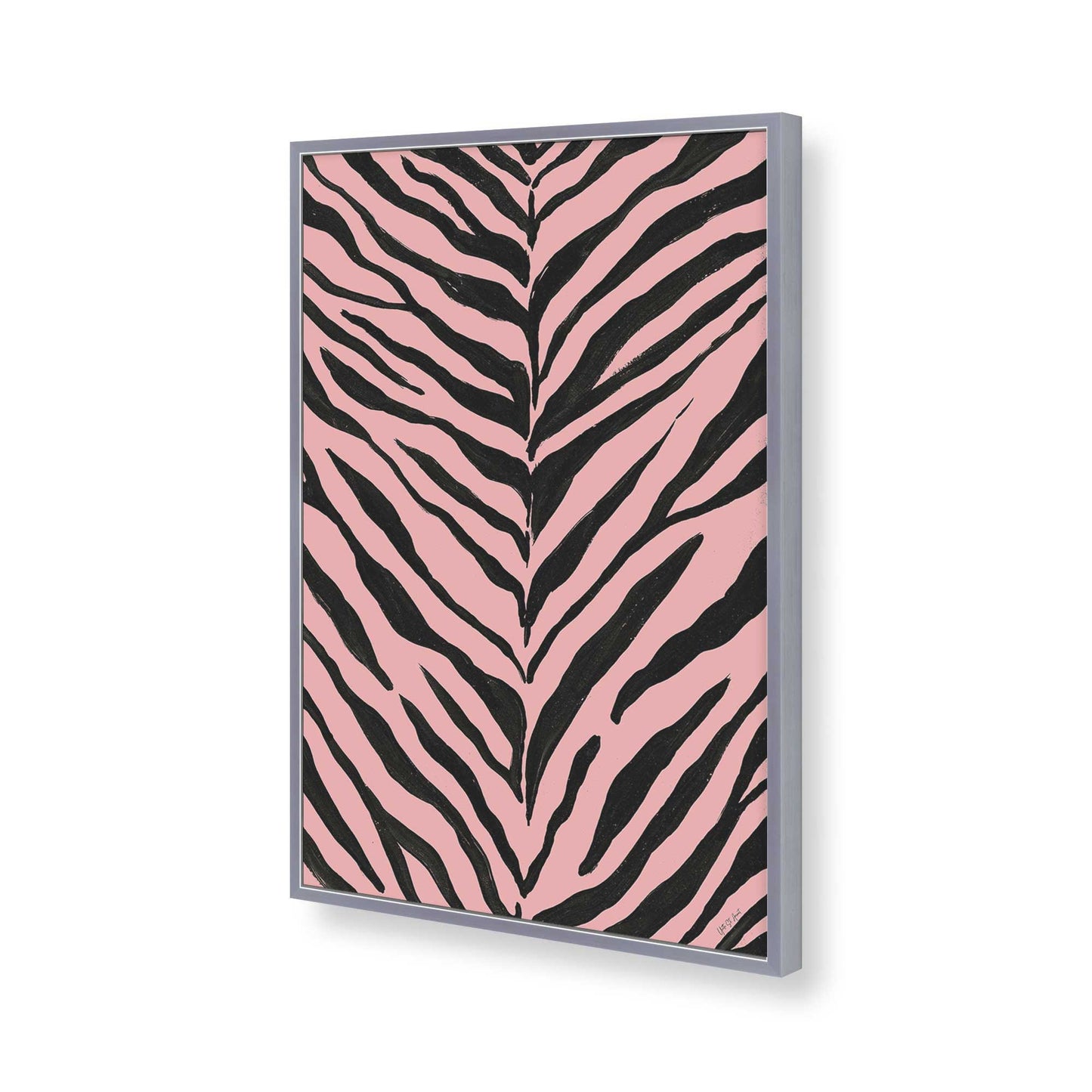 [Color:Polished Chrome], Picture of art in a Polished Chrome frame of the corner
