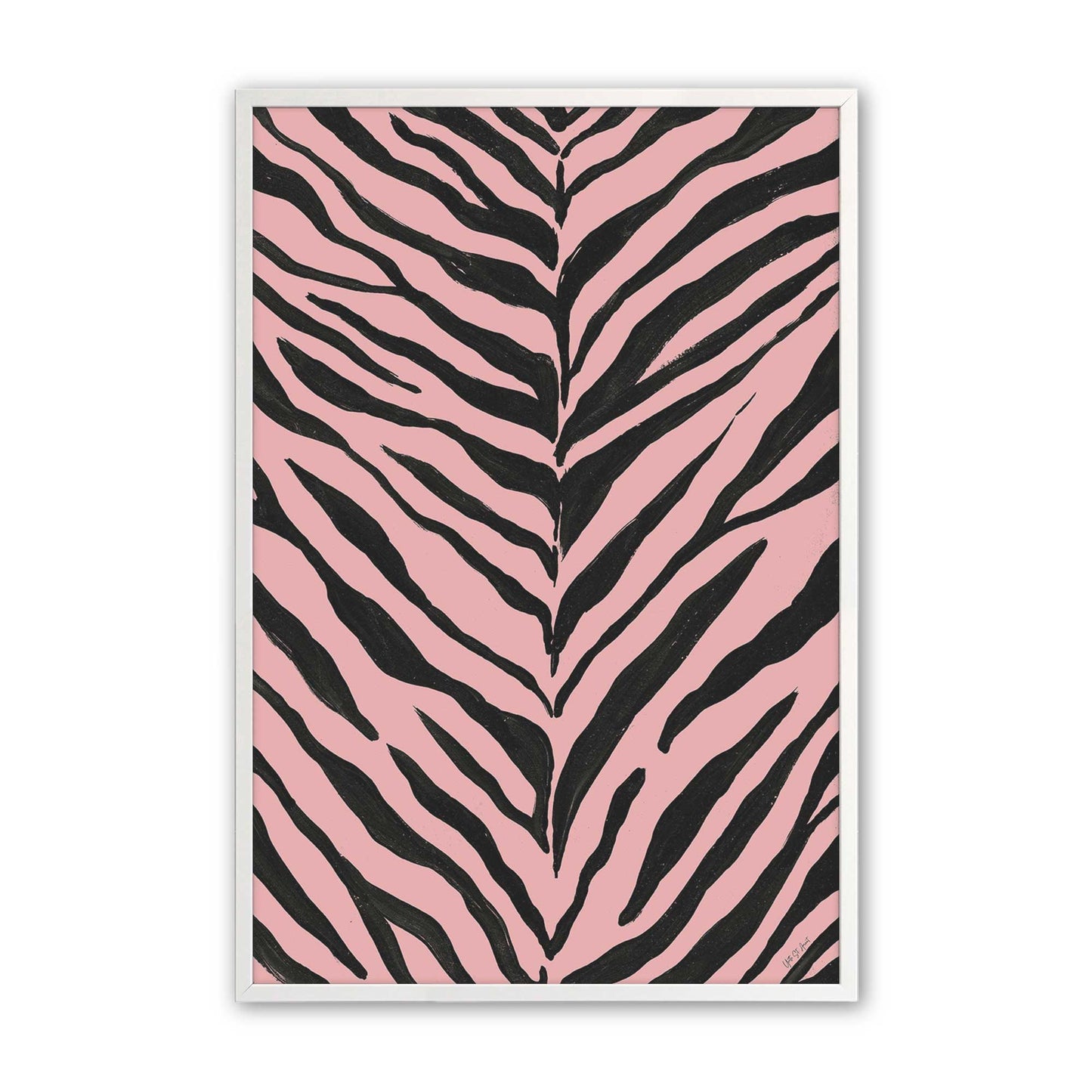 [Color:Opaque White], Picture of art in a Opaque White frame