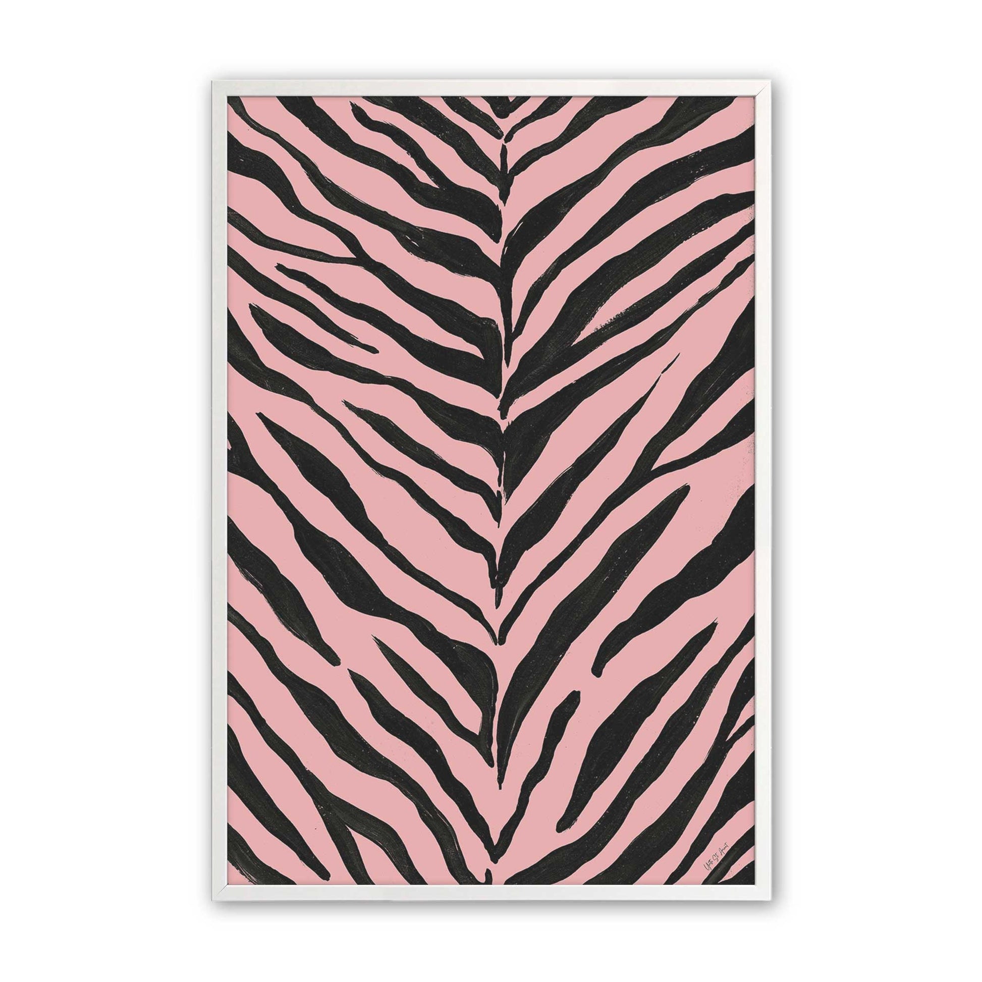 [Color:Opaque White], Picture of art in a Opaque White frame