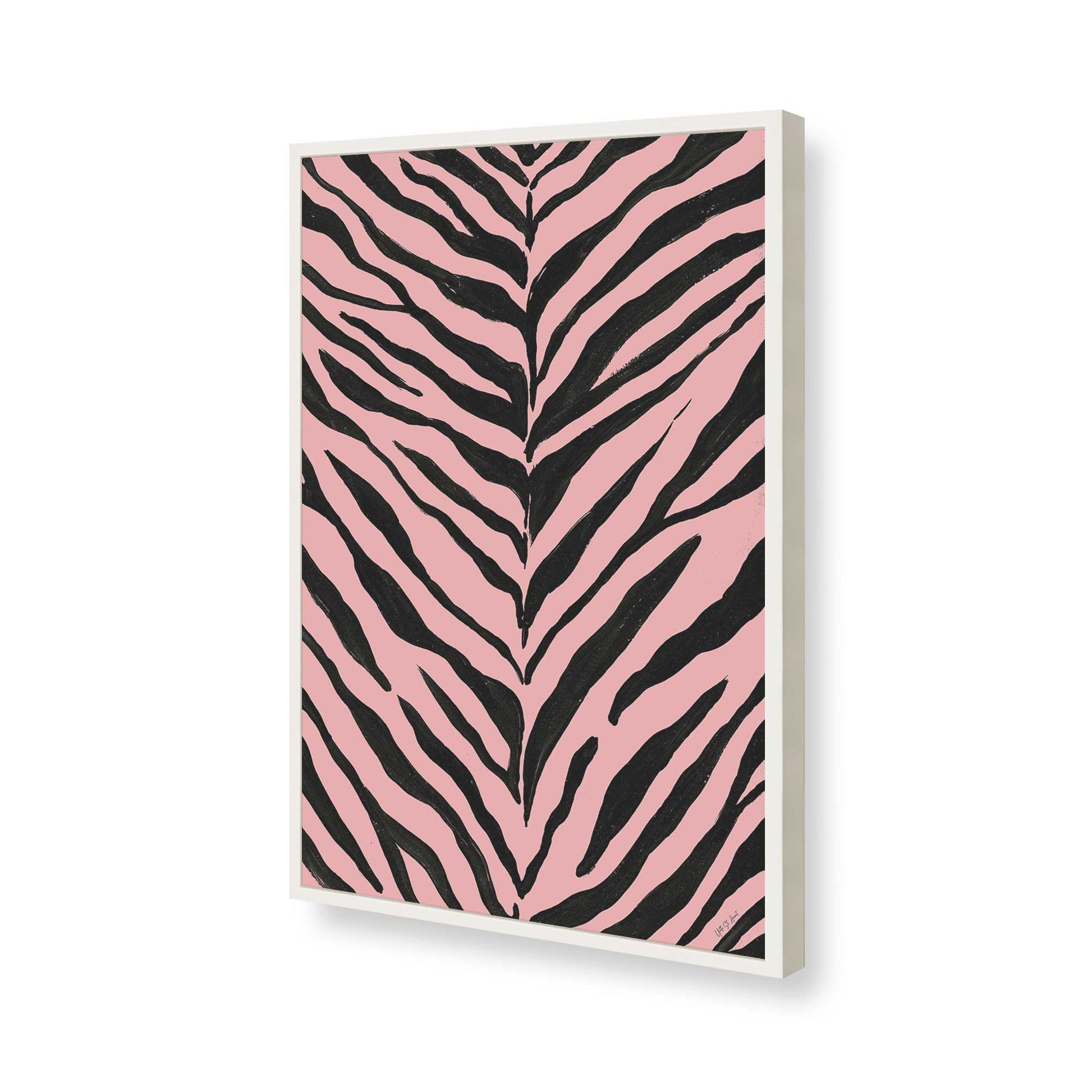 [Color:Opaque White], Picture of art in a Opaque White frame of the corner