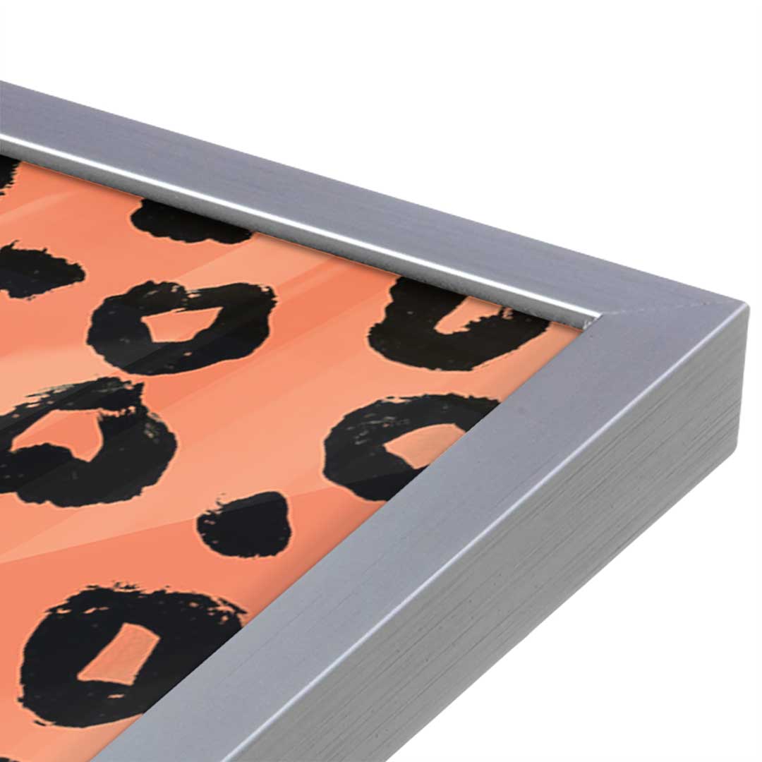 [Color:Polished Chrome], Picture of art in a Polished Chrome frame at an angle