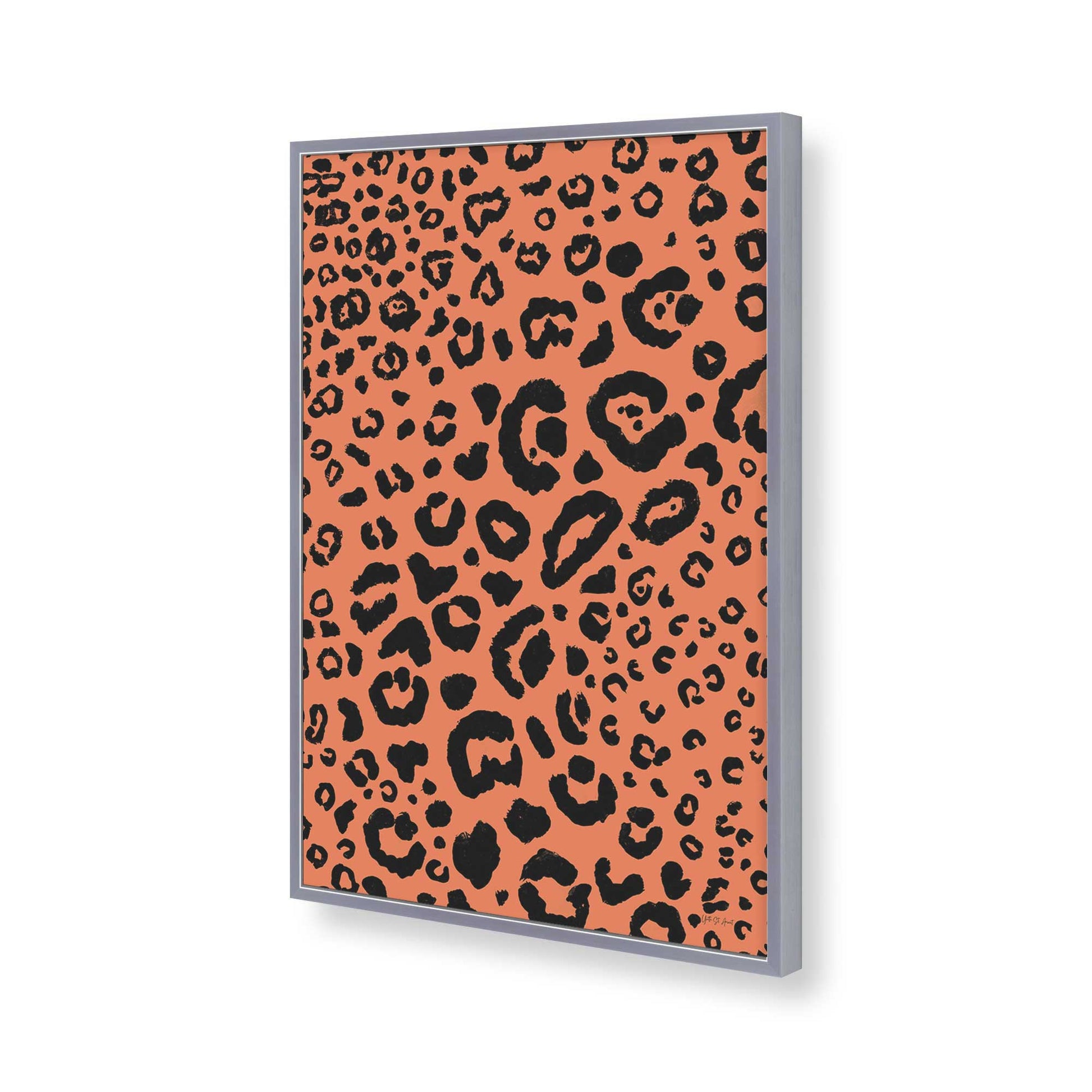 [Color:Polished Chrome], Picture of art in a Polished Chrome frame of the corner