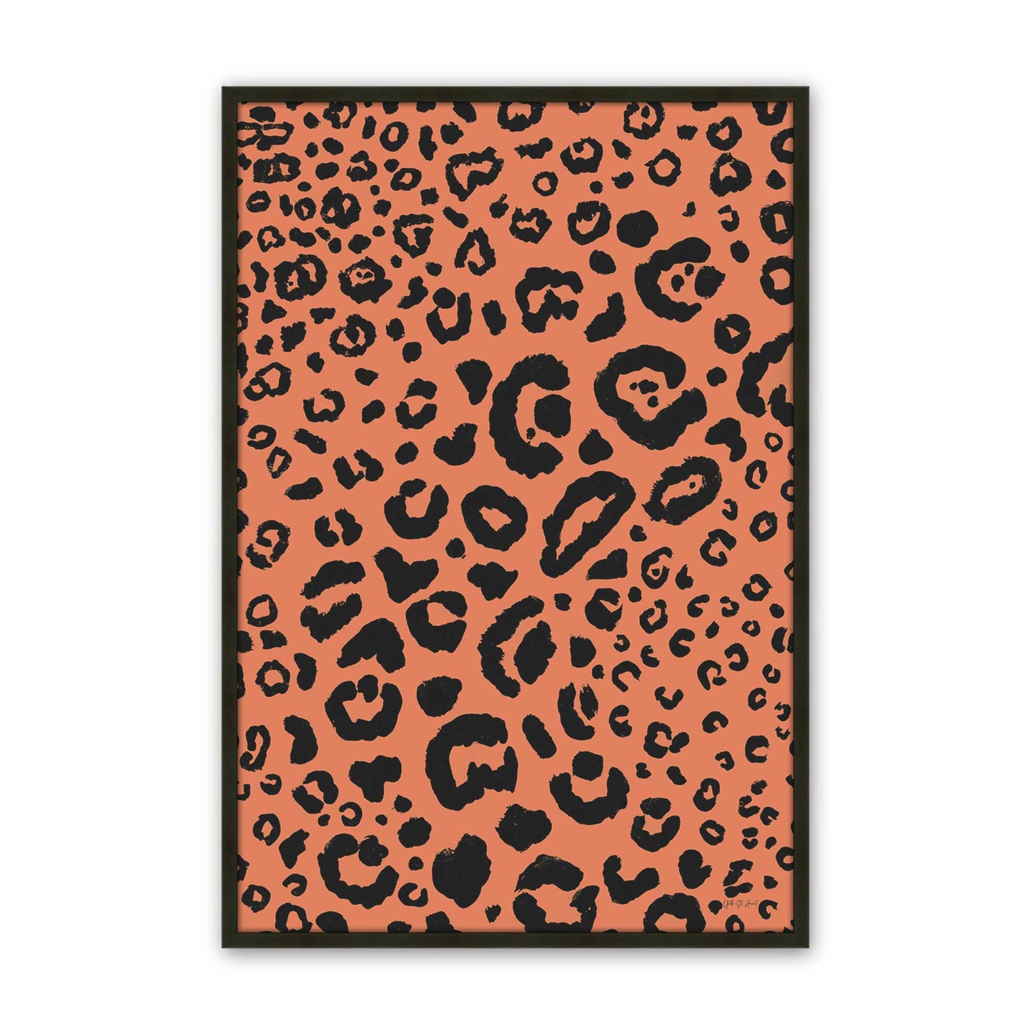 [Color:Satin Black], Picture of art in a Satin Black frame