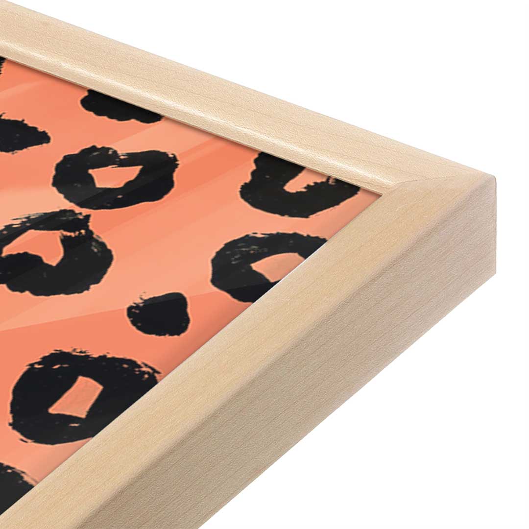 [Color:Raw Maple], Picture of art in a Raw Maple frame at an angle