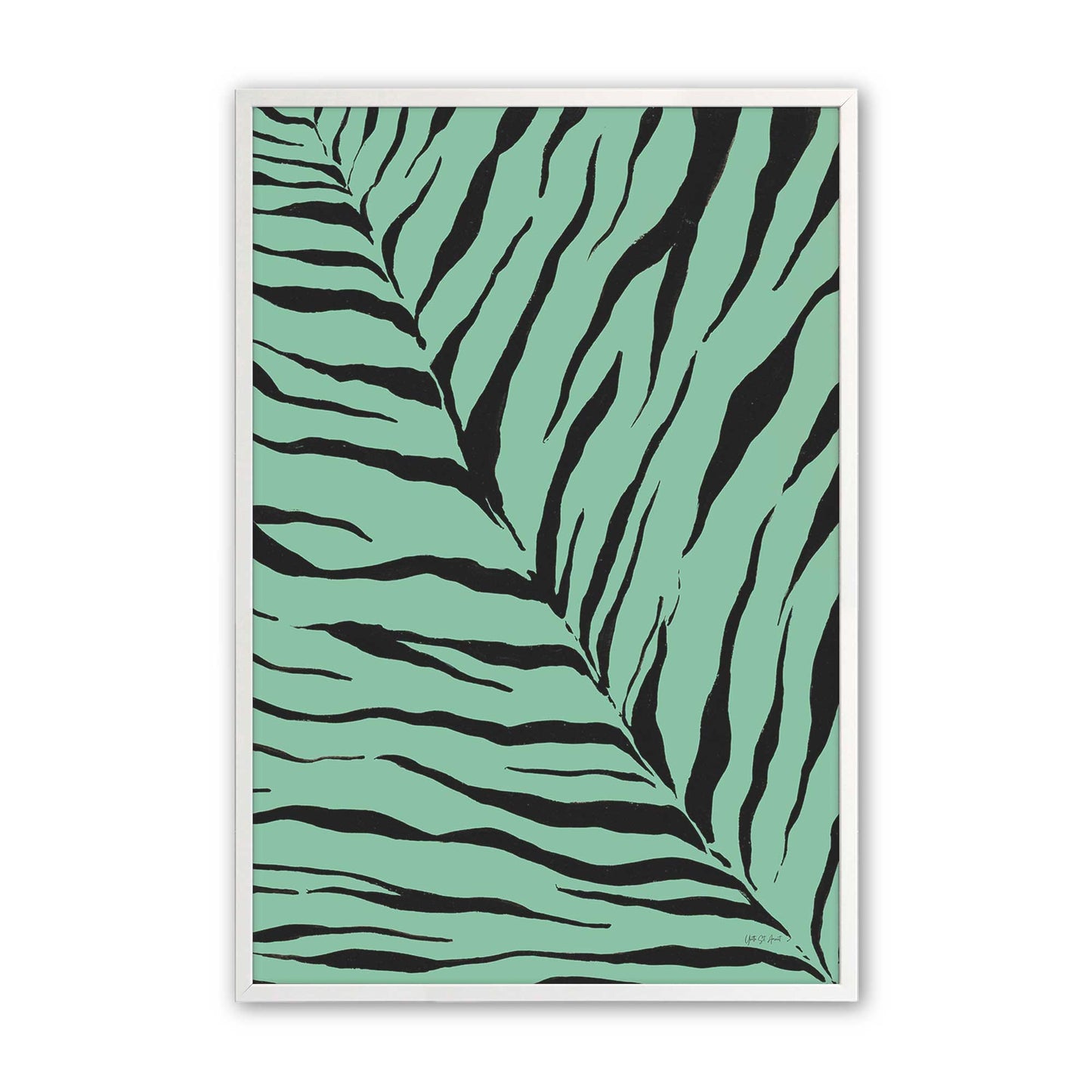 [Color:Opaque White], Picture of art in a Opaque White frame