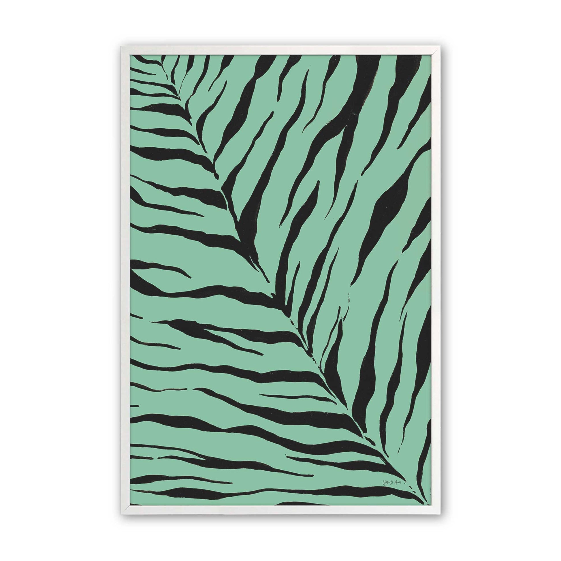 [Color:Opaque White], Picture of art in a Opaque White frame