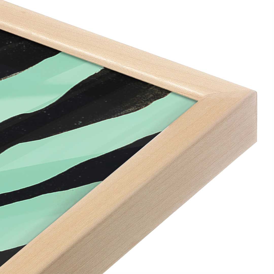 [Color:Raw Maple], Picture of art in a Raw Maple frame at an angle
