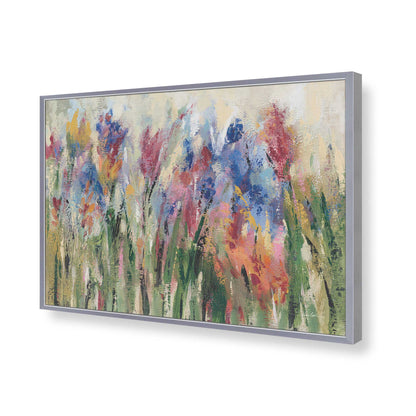 [Color:Polished Chrome], Picture of art in a Polished Chrome frame of the corner