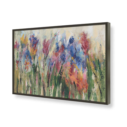 [Color:Satin Black], Picture of art in a Satin Black frame of the corner