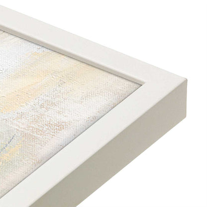 [Color:Opaque White], Picture of art in a Opaque White frame at an angle