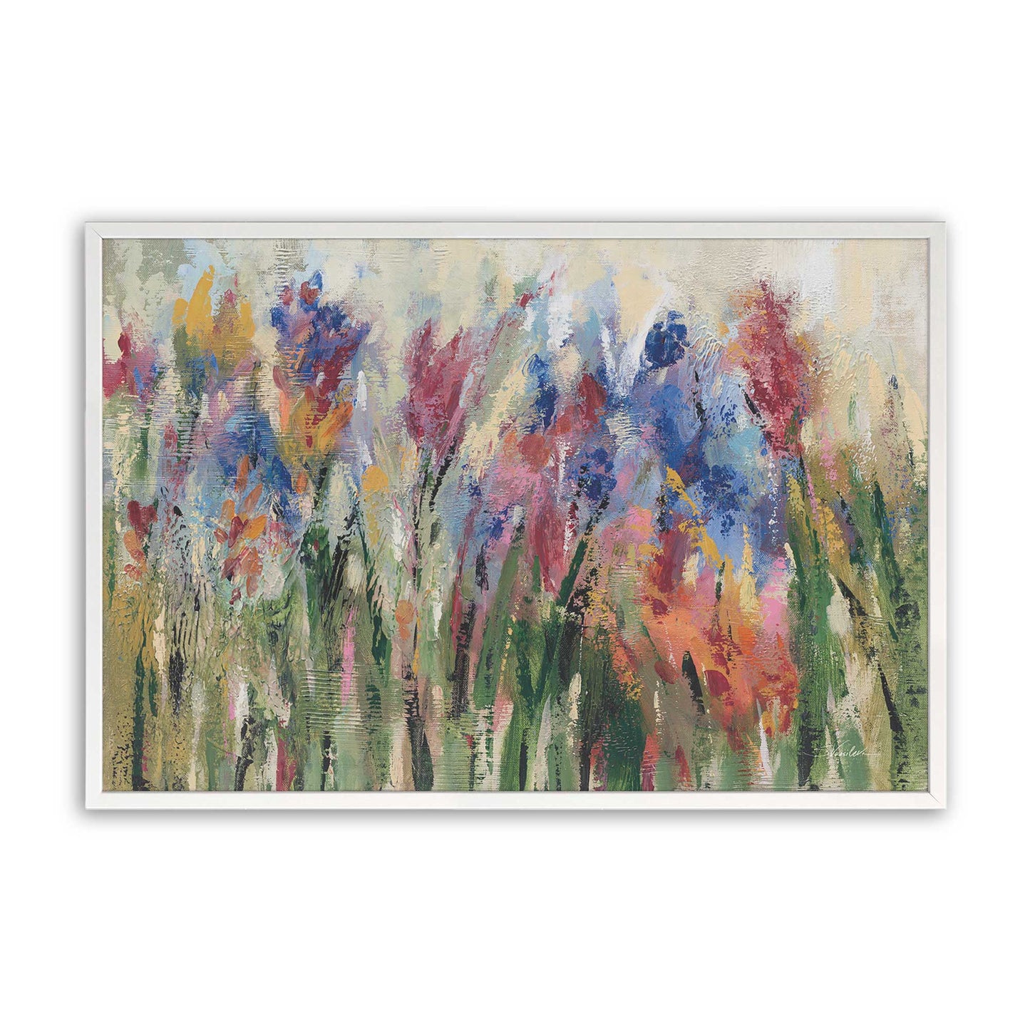 [Color:Opaque White], Picture of art in a Opaque White frame