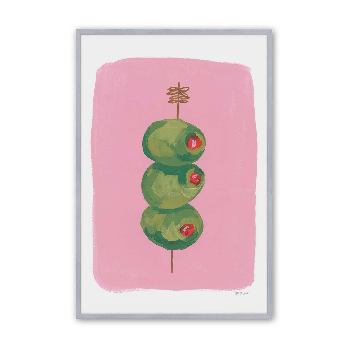 [Color:Polished Chrome], Picture of art in a Polished Chrome frame