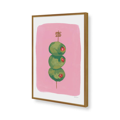 [Color:Polished Gold], Picture of art in a Polished Gold frame of the corner