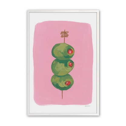 [Color:Opaque White], Picture of art in a Opaque White frame