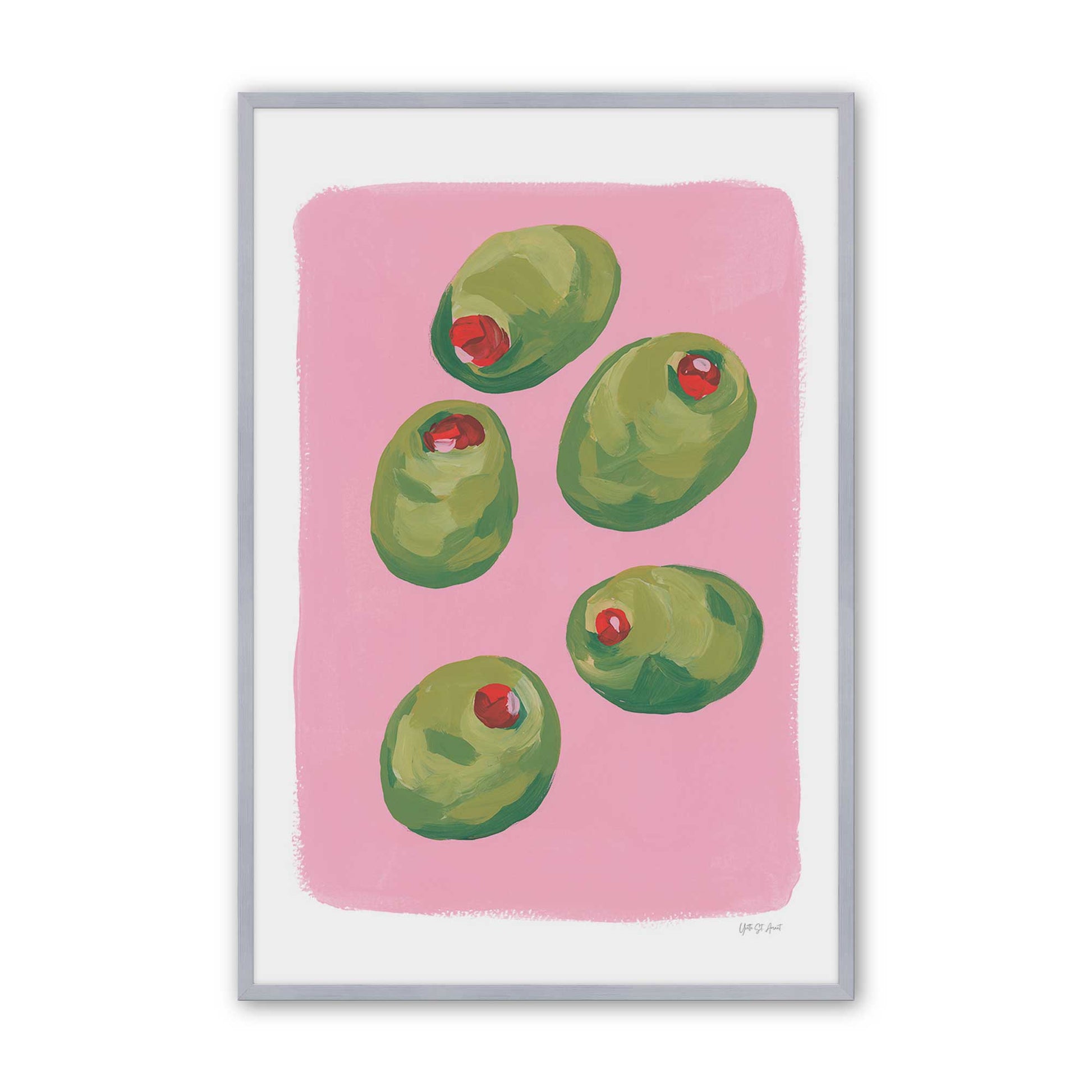 [Color:Polished Chrome], Picture of art in a Polished Chrome frame