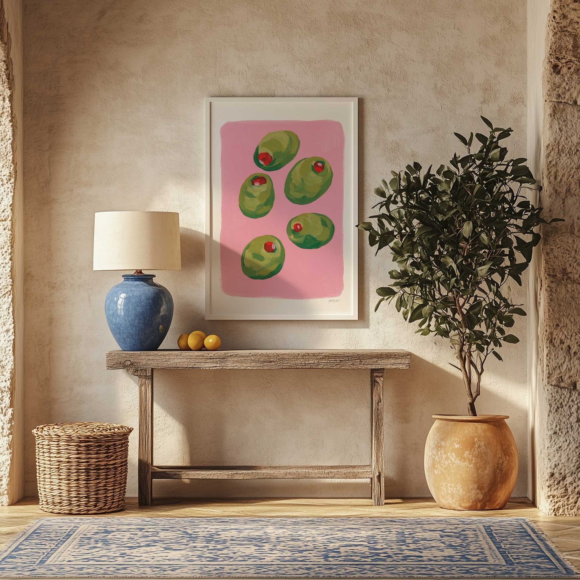 [SPECIAL],[LIFESTYLE], Picture of art hanging in a room