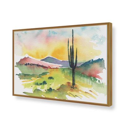 [Color:Polished Gold], Picture of art in a Polished Gold frame of the corner