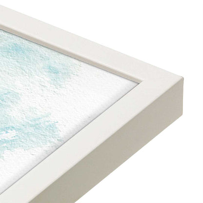 [Color:Opaque White], Picture of art in a Opaque White frame at an angle