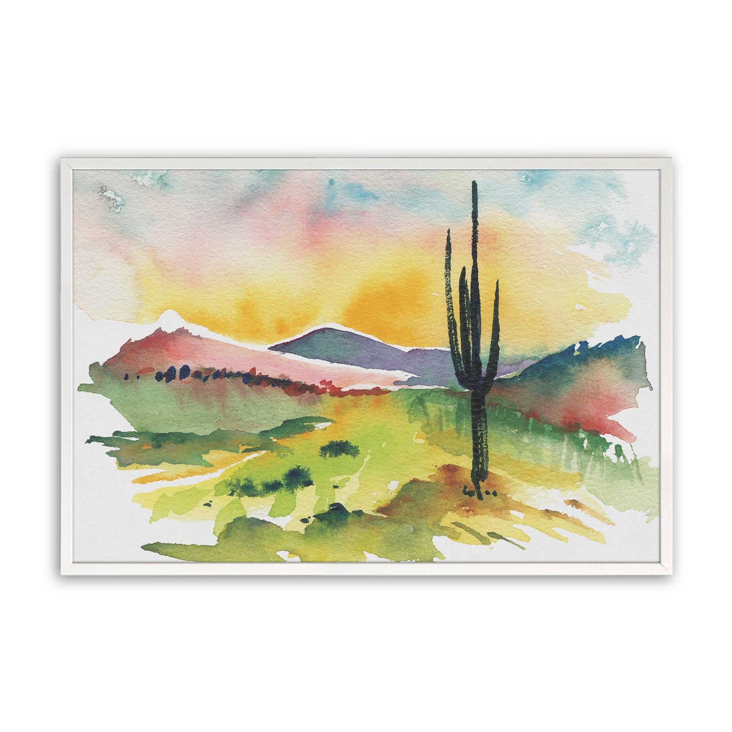 [Color:Opaque White], Picture of art in a Opaque White frame