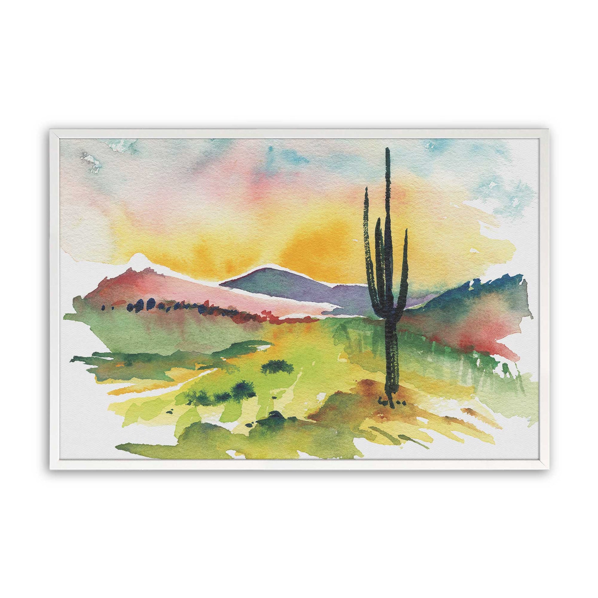 [Color:Opaque White], Picture of art in a Opaque White frame