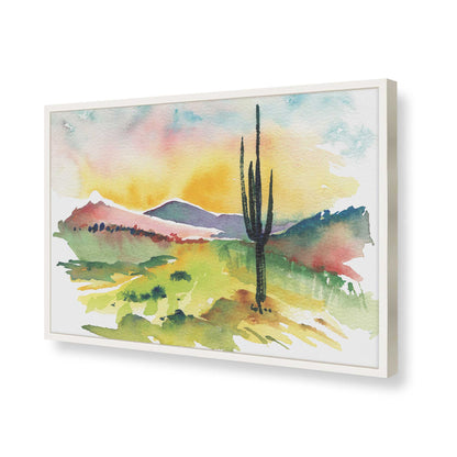[Color:Opaque White], Picture of art in a Opaque White frame of the corner