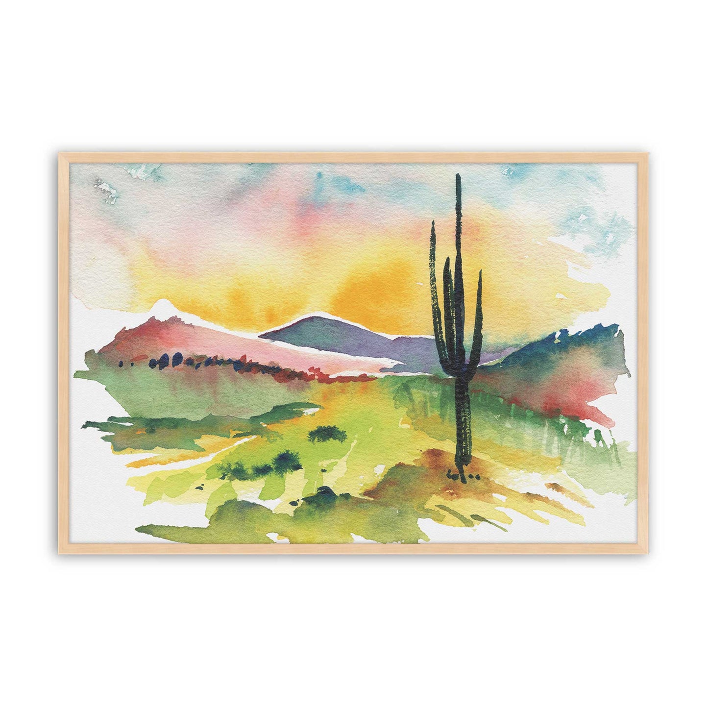 [Color:Raw Maple], Picture of art in a Raw Maple frame