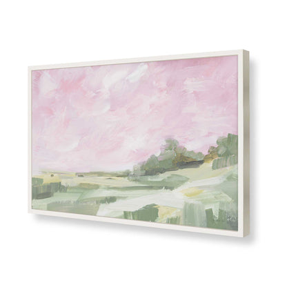 [Color:Opaque White], Picture of art in a Opaque White frame of the corner