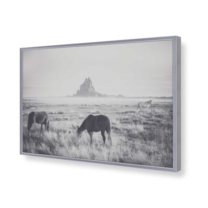 [Color:Polished Chrome], Picture of art in a Polished Chrome frame of the corner