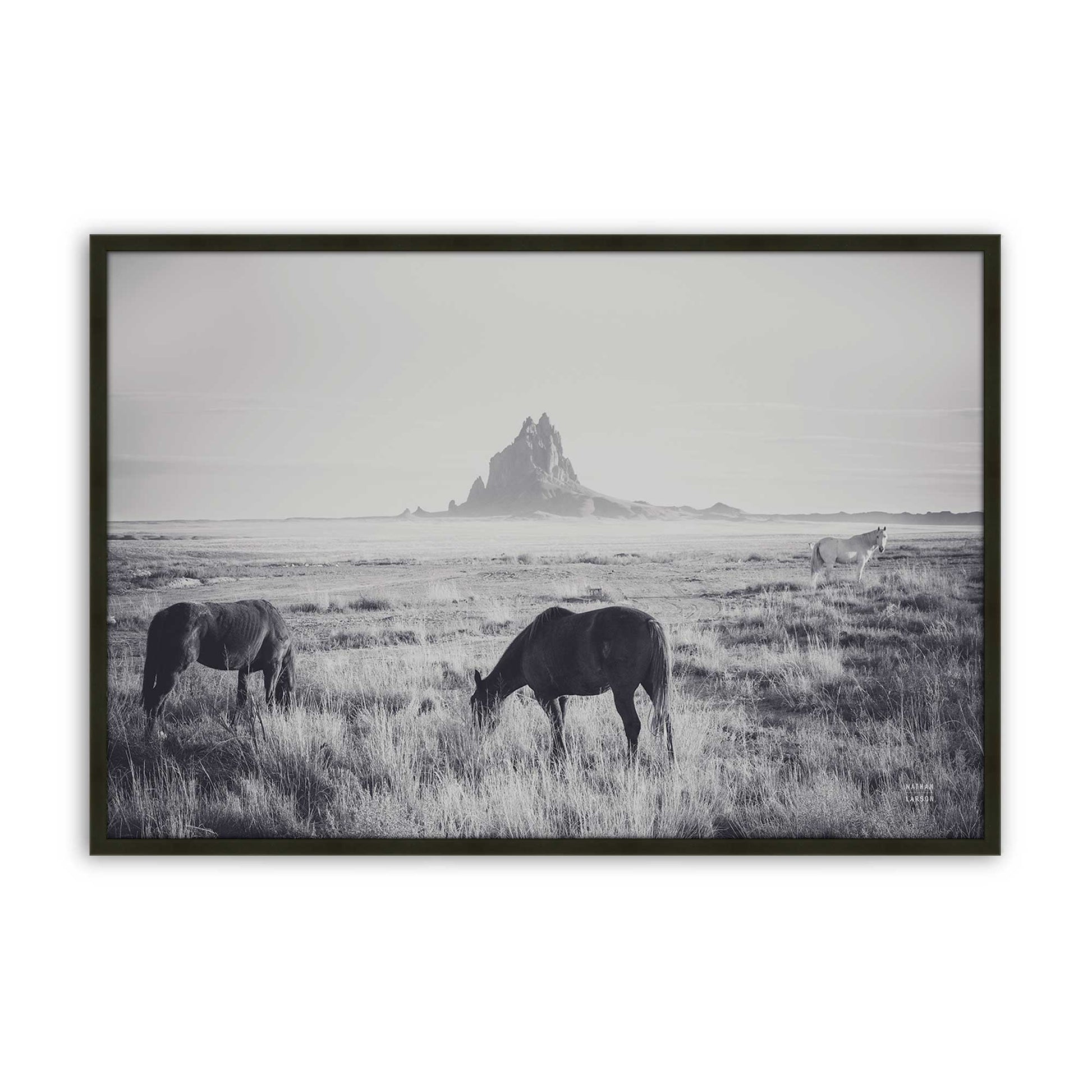 [Color:Satin Black], Picture of art in a Satin Black frame