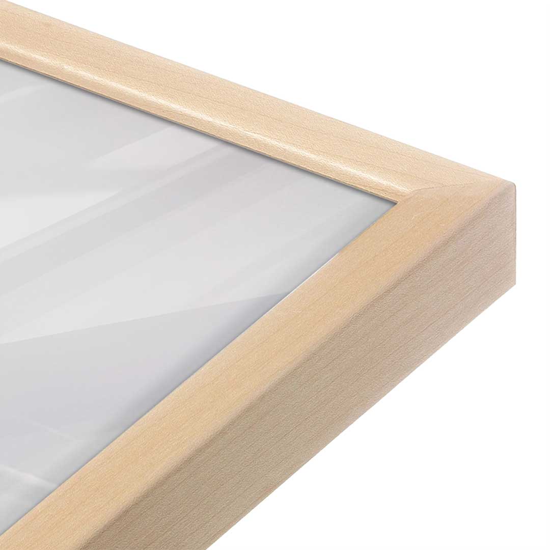 [Color:Raw Maple], Picture of art in a Raw Maple frame at an angle