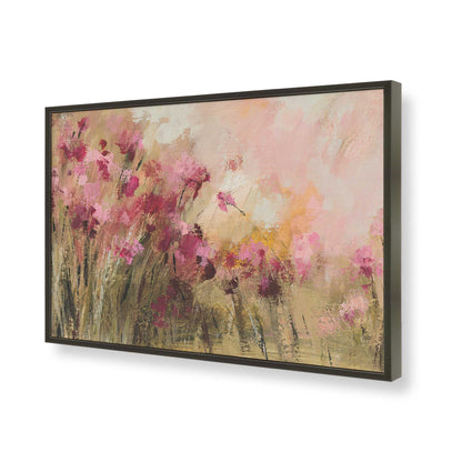 [Color:Satin Black], Picture of art in a Satin Black frame of the corner