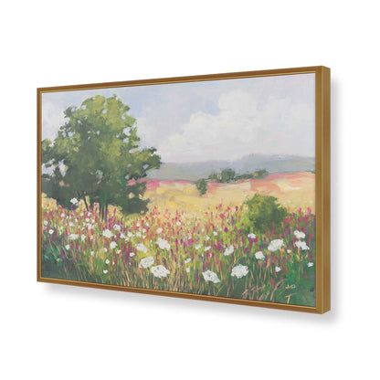 [Color:Polished Gold], Picture of art in a Polished Gold frame of the corner