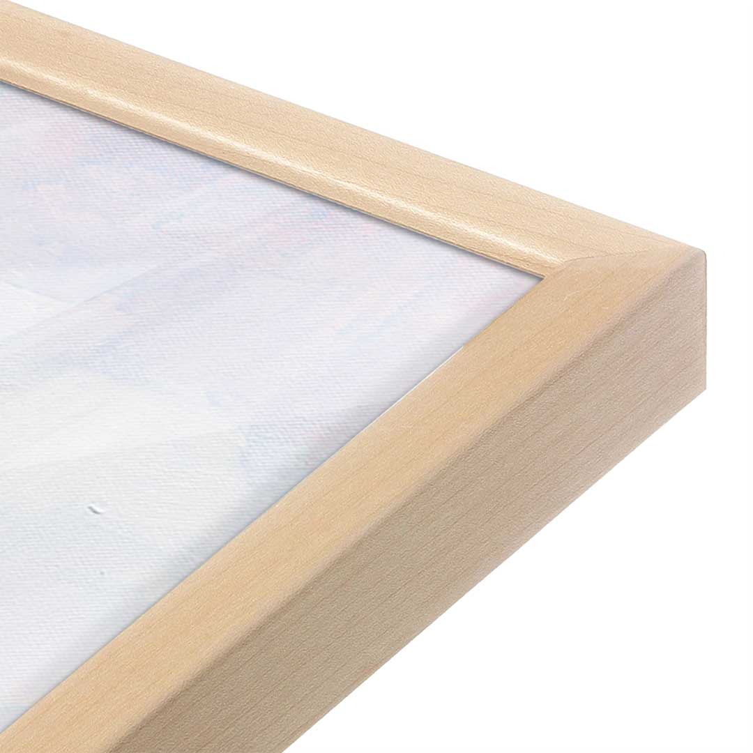 [Color:Raw Maple], Picture of art in a Raw Maple frame at an angle