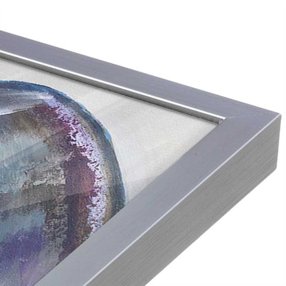 [Color:Polished Chrome], Picture of art in a Polished Chrome frame at an angle